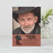 Invitation photo de Cowboy (Debout devant)