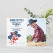 Invitation photo de Cowboy moderne (Debout devant)