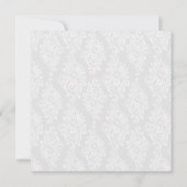 Invitation Photo de Croix de Bow rose Baptême/Christening (Dos)