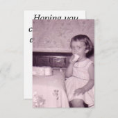 Invitation Photo de cru d'invitations de fête d'anniversaire (Devant / Derrière)