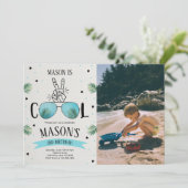 Invitation Photo de deux Cool (Debout devant)