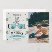 Invitation Photo de deux Cool (Devant / Derrière)