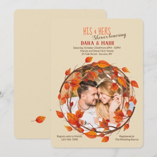 Invitation photo de Falls Glory<a href="https://ww (Devant / Derrière)