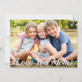 Invitation Photo de famille, Bonne fête des mères (Devant)