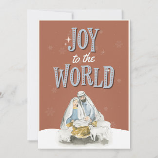 Invitation Photo de famille religieuse Joyeux Noël