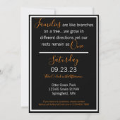 Invitation Photo de famille "Say Cheese" (Dos)