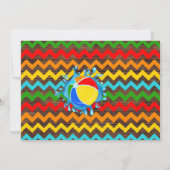 Invitation Photo de fête combinée de frères et soeurs de la p (Dos)