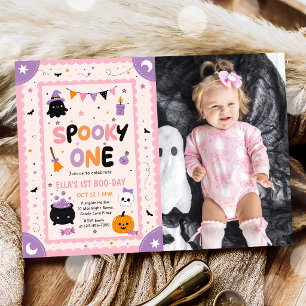 Invitation Photo de fête d'anniversaire d'Halloween de Spooky