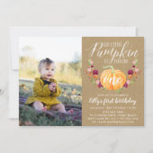 Invitation Photo de fête d'anniversaire personnalisé pour l'a (Devant)