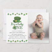 Invitation Photo de fête d'anniversaire Sweet Lucky One (Devant)