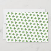 Invitation Photo de fête d'anniversaire Sweet Lucky One (Dos)