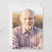 Invitation Photo de fête de retraite de golf (Dos)