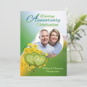 Invitation Photo de fête du 30e anniversaire de mariage Sunsh (Debout devant)