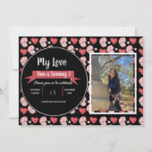 Invitation photo de fête pour enfants Gnome pour l (Devant)