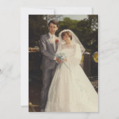 Invitation Photo de fête surprise pour les 40 ans de mariage (Dos)