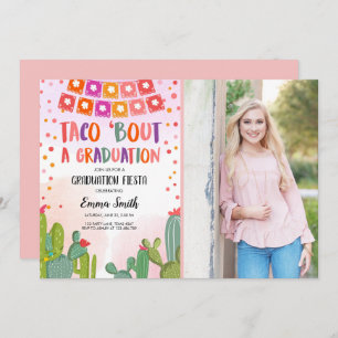Invitation Photo de Fiesta Cactus Taco Bout