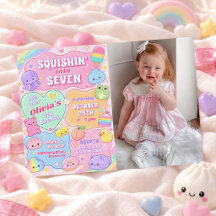 Photo de fille groovy squishy arc-en-ciel pour 7èm