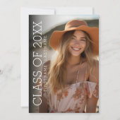 Invitation Photo de fin d'études - Classe de n'importe quelle (Devant)
