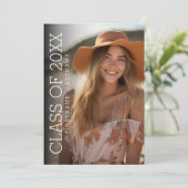 Invitation Photo de fin d'études - Classe de n'importe quelle (Debout devant)