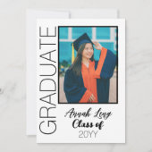 Invitation Photo de finissants promotion  (Devant)