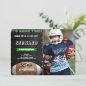 Invitation photo de football (Debout devant)