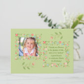 Invitation photo de Garden Flowers (Debout devant)