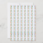 Invitation Photo de Graduation du Monogramme Sud de Preppy (Dos)