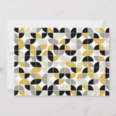 Invitation Photo de graduation - Grad Party Script Gold (Dos)