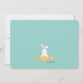 Invitation photo de Hatchling de Pâques Horizontal (Dos)