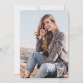 Invitation Photo de la cérémonie d'épinglage des infirmières (Dos)