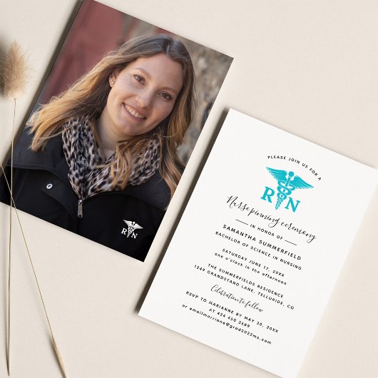 Invitation Photo de la cérémonie d'épinglage des infirmières 