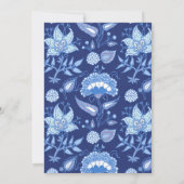 Invitation Photo de la cérémonie du premier riz Annaprashan B (Dos)