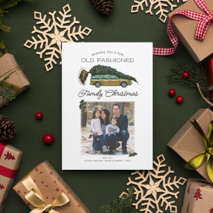 Invitation Photo de la famille de Noël de la Lampoon national