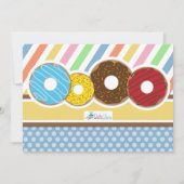 Invitation Photo de la fête d'anniversaire de beige (Dos)