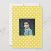 Invitation photo de la fête d'anniversaire de Chic (Dos)