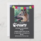 Invitation photo de la fête d'anniversaire de Chie (Devant)