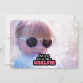 Invitation Photo de la fête d'anniversaire de la Caméra de Re (Dos)