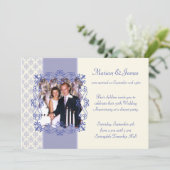 Invitation Photo de la fête d'anniversaire de mariage de 50 a (Debout devant)