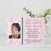 Invitation photo de la fête d'anniversaire des adu (Debout devant)