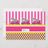 Invitation photo de la fête d'anniversaire du Mote (Dos)