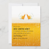 Invitation Photo de la fête de dégustation de bière (Devant)