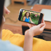 Invitation Photo de la fête de graduation noire et blanche