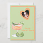 Invitation Photo de la fête de mariage et de margs de la futu (Dos)