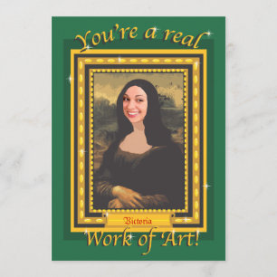 Invitation photo de la fête de peinture avec cadre