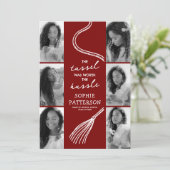 Invitation Photo de la fête de remise des diplômes de Grad Ta (Debout devant)