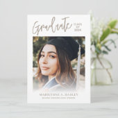 Invitation Photo de la fête des diplômés 2024 (Debout devant)