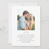 Invitation Photo de la Fête des mariées Boho d'été Meadow Fle (Devant)