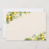 Invitation Photo de la Fête des mariées principale Squeeze Ci (Dos)