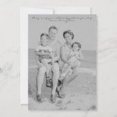 Invitation Photo de la Fête des Mères, Martini Cocktail moder (Dos)