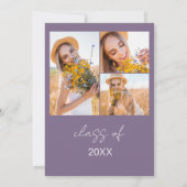 Invitation Photo de la fête d'obtention du diplôme de la Bloo (Dos)